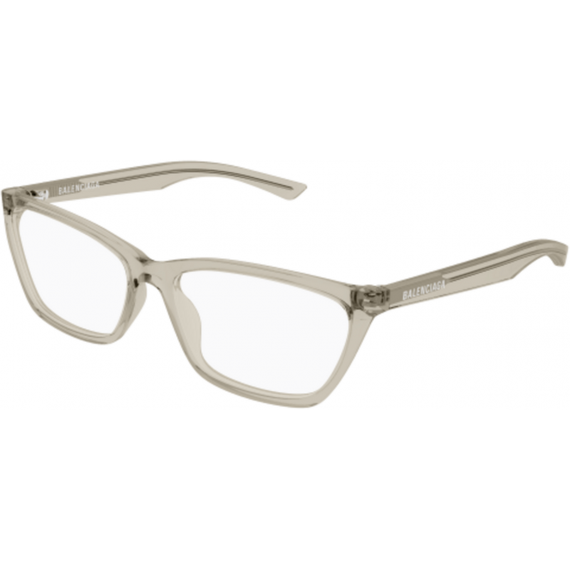 Eyeglasses Balenciaga BB 0406 O- 004 Beige / Transparent 59mm