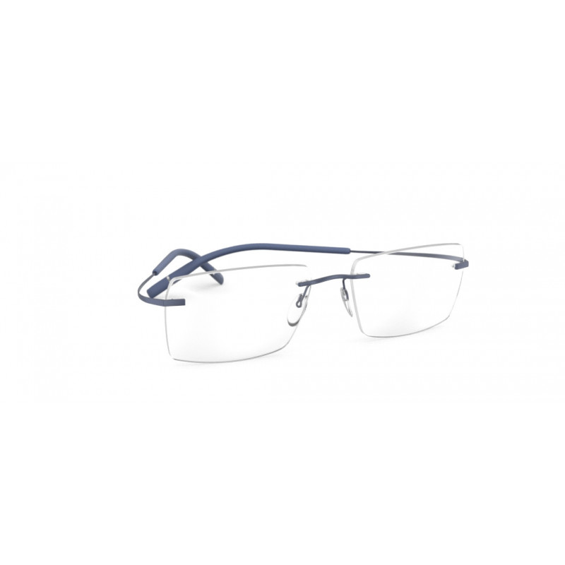 Eyeglasses Silhouette TMA - The Icon II Chassis Rimless 5541 4540 Cosmic Blue Eyeglasses Silhouette TMA - The Icon II Chassis Rimless 5541 4540 Cosmic Blue