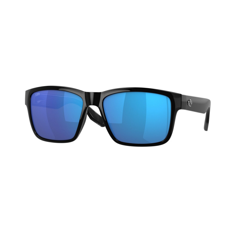 Sunglasses Costa Del Mar 06 S 9049 904901 Paunch Black Blue Mirror 580g Sunglasses Costa Del Mar 06 S 9049 904901 Paunch Black Blue Mirror 580g
