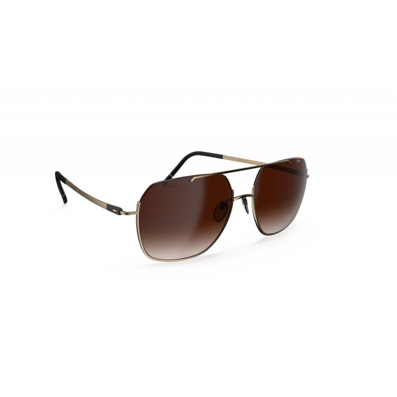 Sunglasses Silhouette Ingonish 8749 7530 Gold/Brown 57mm