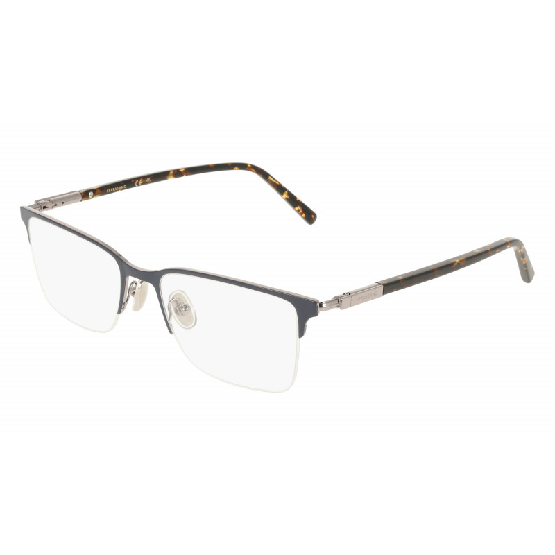 Eyeglasses FERRAGAMO SF 2238 463 Blue/Light Gunmetal Eyeglasses FERRAGAMO SF 2238 463 Blue/Light Gunmetal