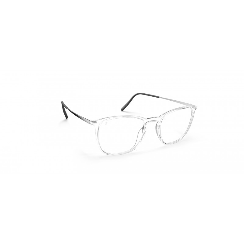 Eyeglasses Silhouette Illusion Lite 2962 1041 Crystal Clear - Ext. Nosebridge 52mm