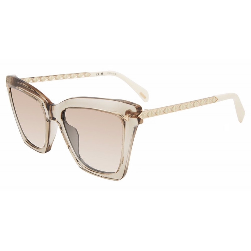 Sunglasses Police SPLN 62 M 07t1 Transparent Beige 52mm