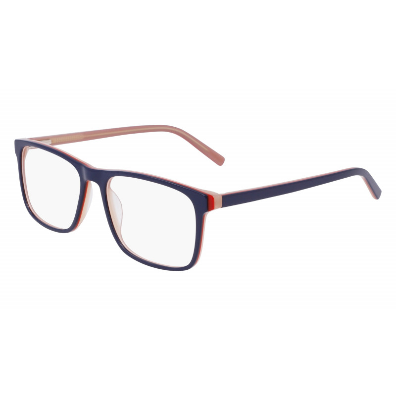 Eyeglasses MARCHON M- 3030 419 Navy/Red/Sand Crystal Laminate Eyeglasses MARCHON M- 3030 419 Navy/Red/Sand Crystal Laminate