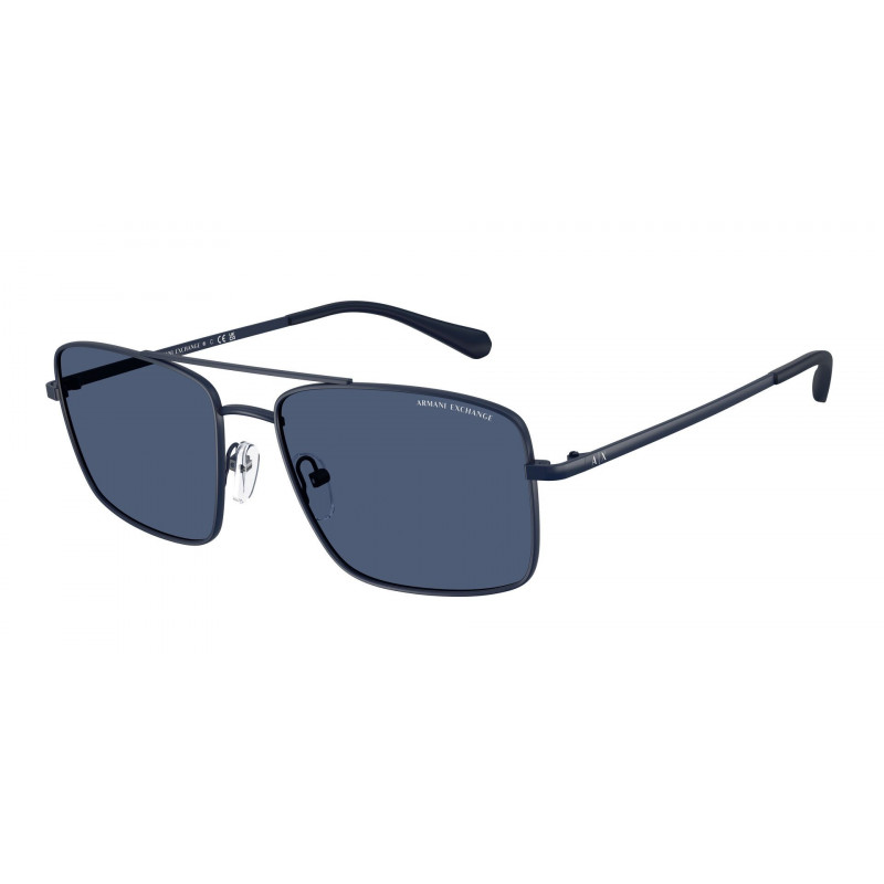 Sunglasses Armani Exchange AX 2054 S 609980 Matte Blue / Dark Policarbonate Standard