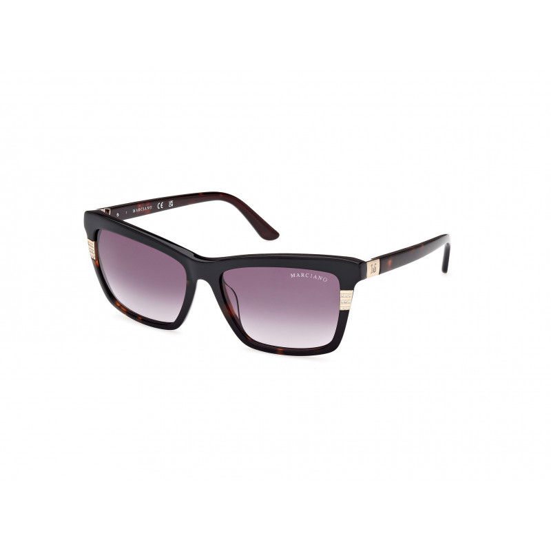 Sunglasses Guess By Marciano GM 00010 05B Shiny Black / Dark Havana 57mm