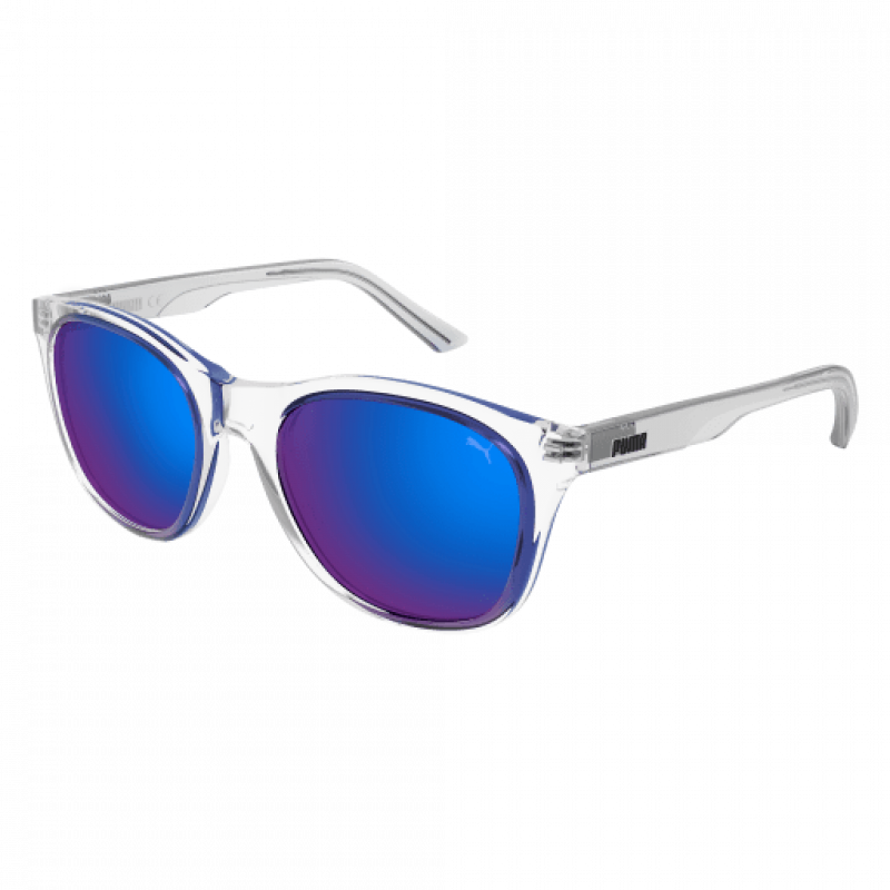 Sunglasses Puma PJ 0074 S- 004 Crystal / Blue Grey 49mm
