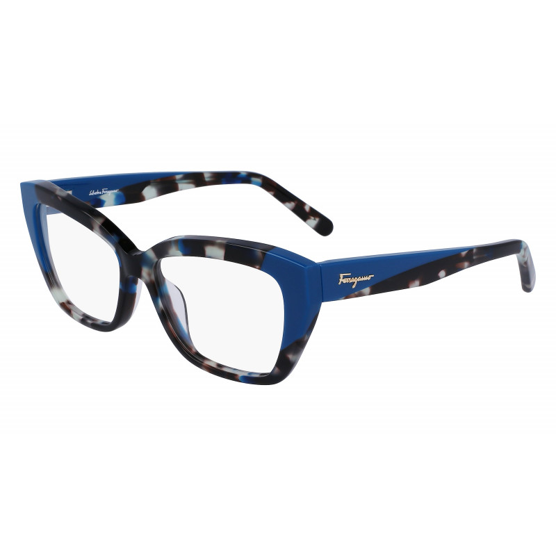 Eyeglasses FERRAGAMO SF 2938 LB 414 Blue Tortoise/Deep Turquoise Eyeglasses FERRAGAMO SF 2938 LB 414 Blue Tortoise/Deep Turquoise