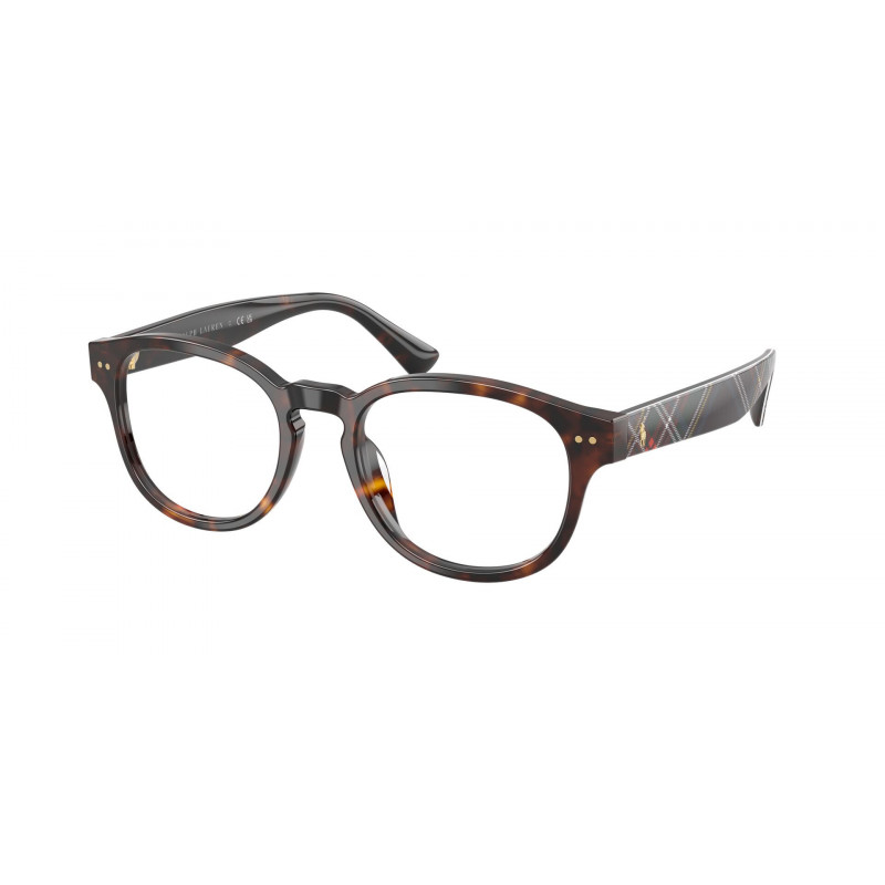 Eyeglasses Polo PH 2318 F 5003 Shiny Dark Havana/Demo Lens 49mm