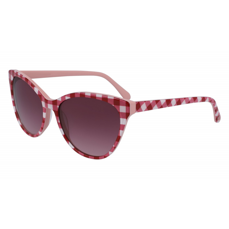 Sunglasses Draper James DJ 7018 604 Merlot Gingham Sunglasses Draper James DJ 7018 604 Merlot Gingham