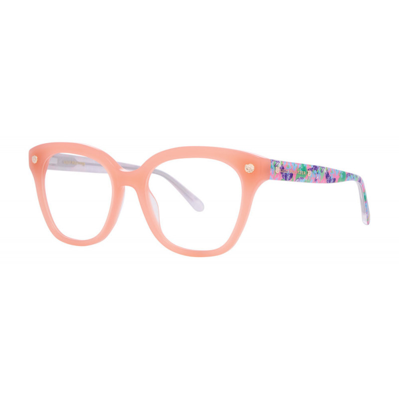 Eyeglasses Lilly Pulitzer Caisley Coral Cream 52mm