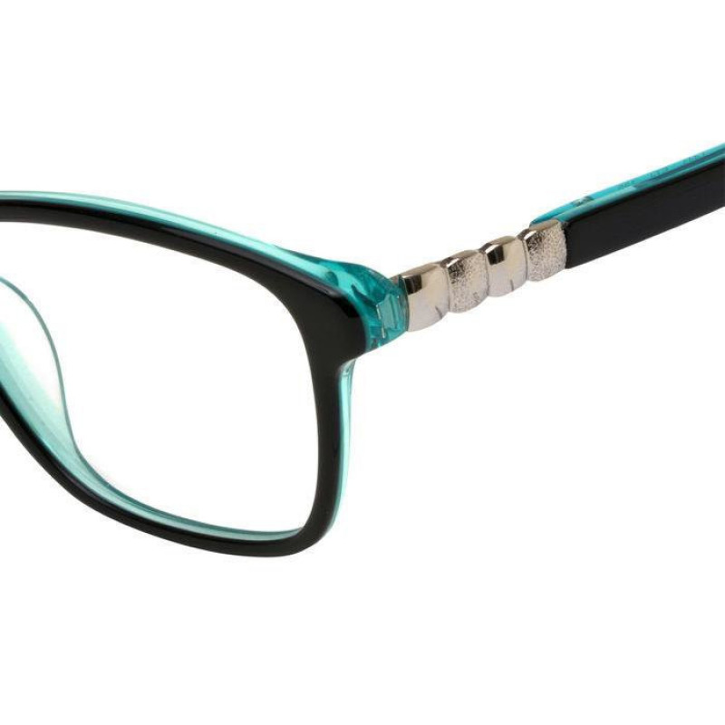 Eyeglasses Liz Claiborne L 443 ETJ Black Blue Eyeglasses Liz Claiborne L 443 ETJ Black Blue