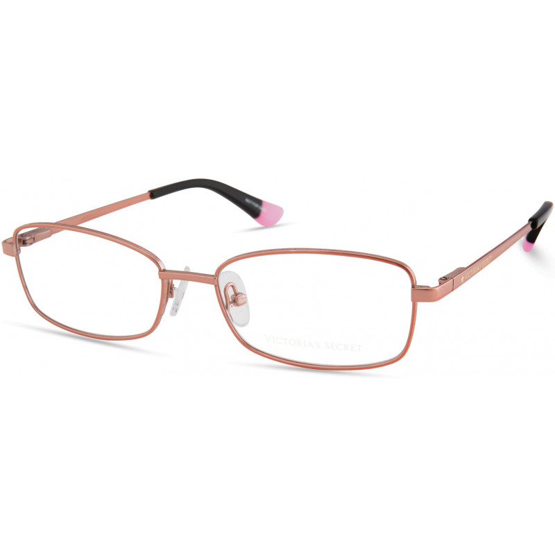Eyeglasses Victoria's Secret VS 5022 072 Pale Pink W/ Gold Star On Temple Black Tips Eyeglasses Victoria's Secret VS 5022 072 Pale Pink W/ Gold Star On Temple Black Tips