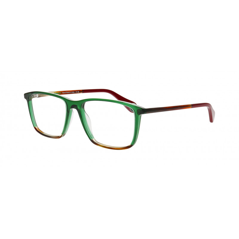Eyeglasses WOOW SHORT CUT 1 2805 Transparent Bottle Green 54mm