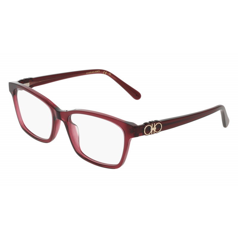 Eyeglasses FERRAGAMO SF 3071 630 Crystal Burgundy 56mm