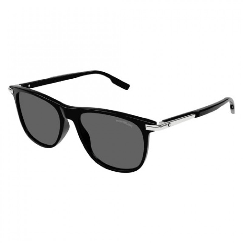 Sunglasses Montblanc MB 0216 S- 001 Black / Grey Sunglasses Montblanc MB 0216 S- 001 Black / Grey