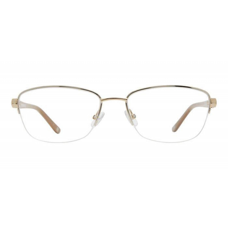 Eyeglasses Liz Claiborne L 662 TNG Grey Gold Eyeglasses Liz Claiborne L 662 TNG Grey Gold