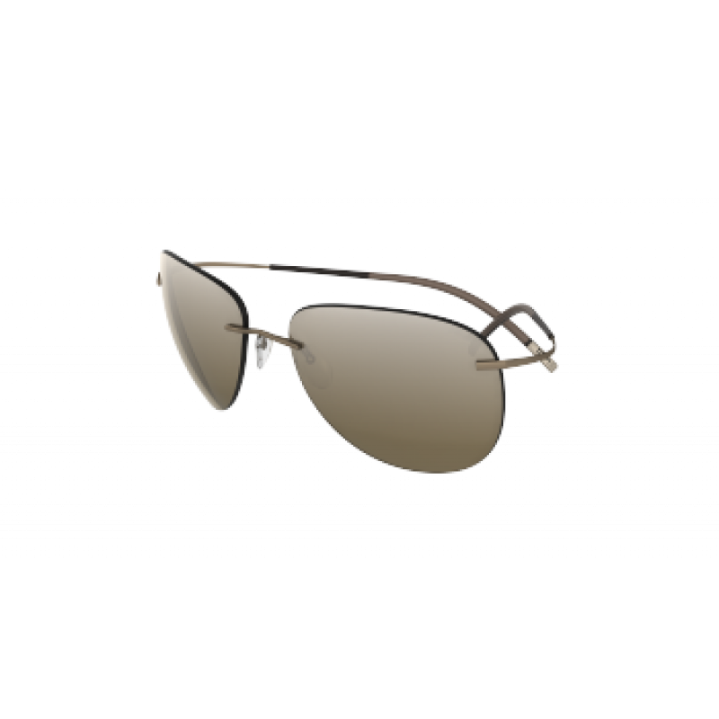 Sunglasses Silhouette TMA Icon 8697 6140 Walnut Sunglasses Silhouette TMA Icon 8697 6140 Walnut