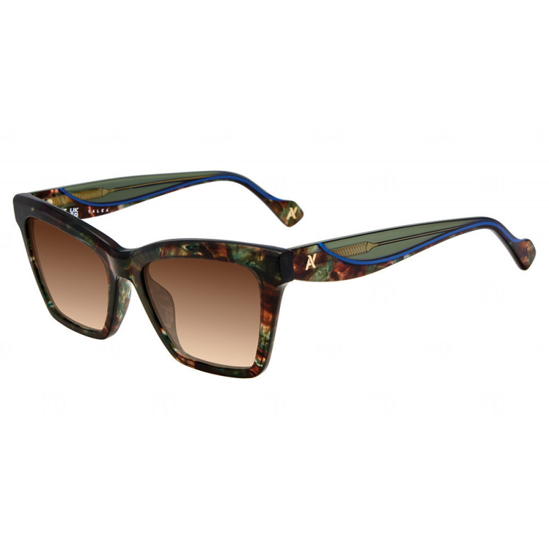 Sunglasses Yalea SYA 255 0v34 Brown/Green Havana 55mm