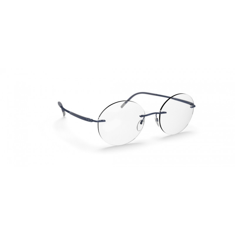 Eyeglasses Silhouette Titan Dynamics Contour Chassis Rimless 5540 4540 Navy Blue Eyeglasses Silhouette Titan Dynamics Contour Chassis Rimless 5540 4540 Navy Blue