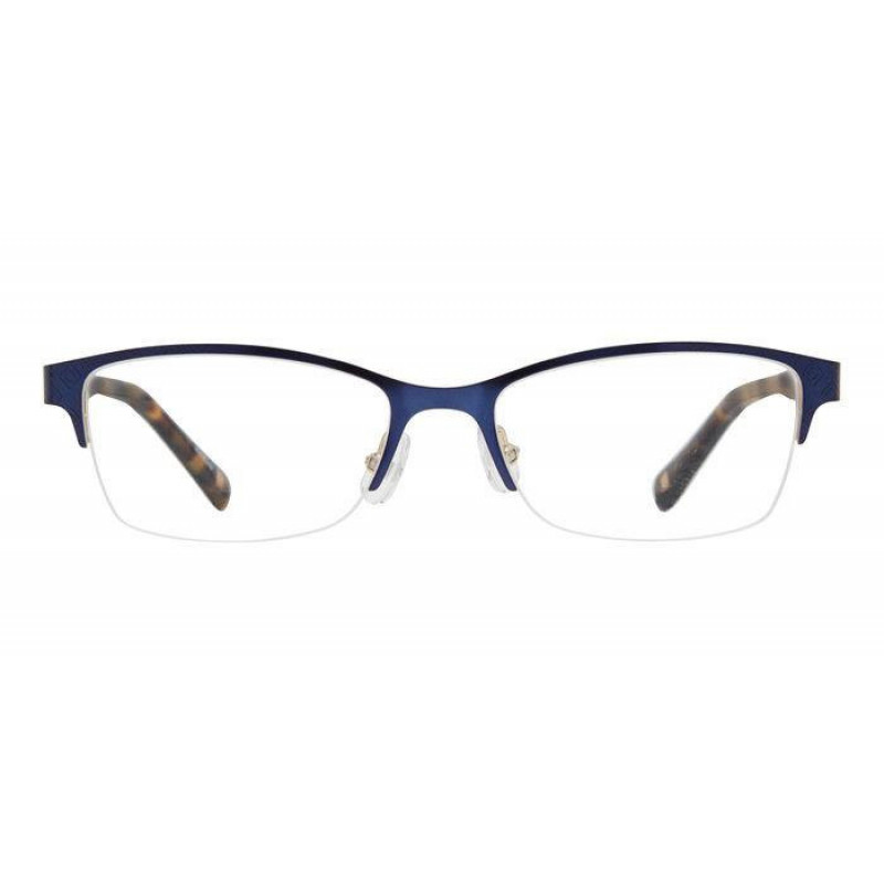 Eyeglasses Liz Claiborne L 456 E8W Blue Eyeglasses Liz Claiborne L 456 E8W Blue