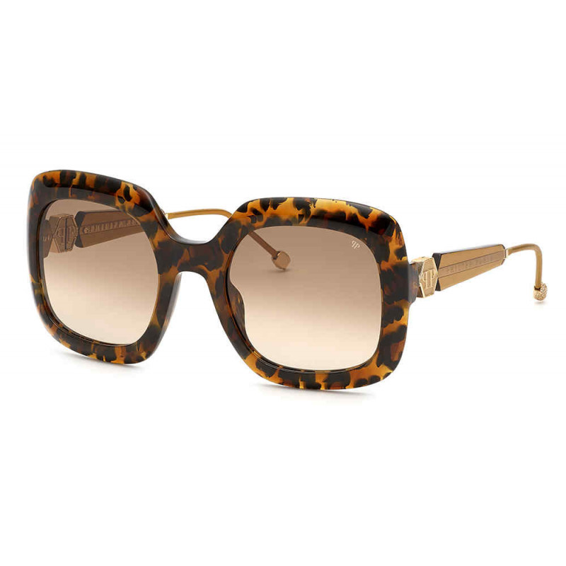 Sunglasses Philipp Plein SPP 065 S 0leo Shiny Leopard Sunglasses Philipp Plein SPP 065 S 0leo Shiny Leopard