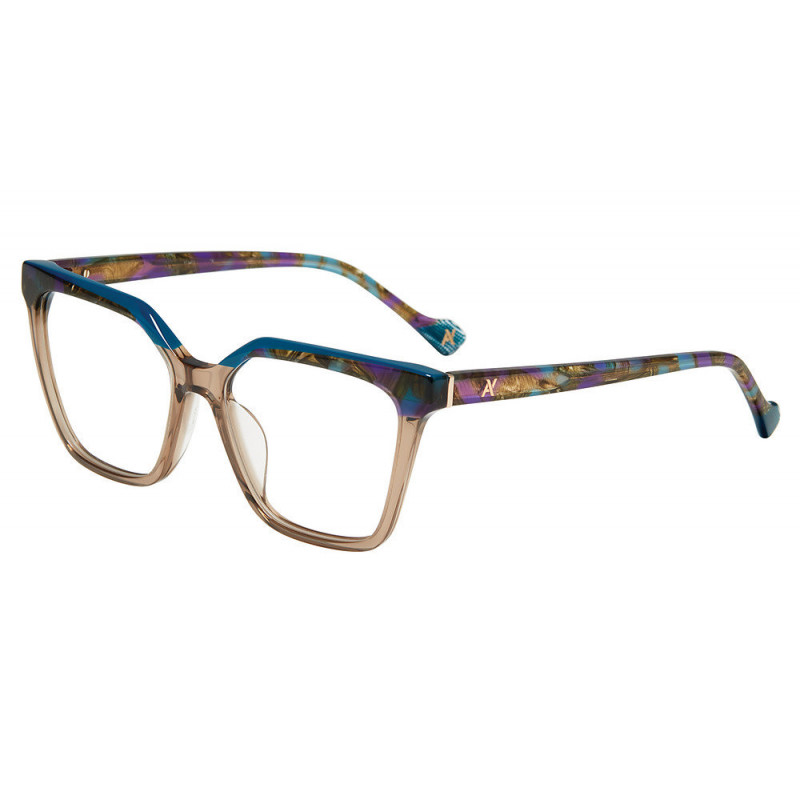 Sunglasses Yalea VYA 207 V 0alv Shiny Transparent Dove Grey 53mm