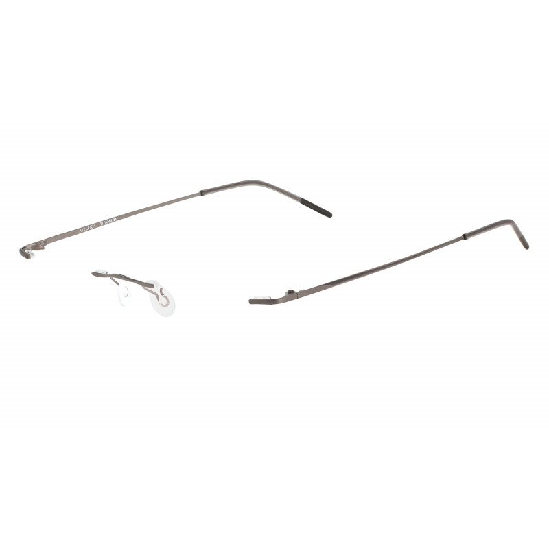 Eyeglasses MARCHON AIRLOCK WISDOM CHASSIS 033 Satin Gunmetal