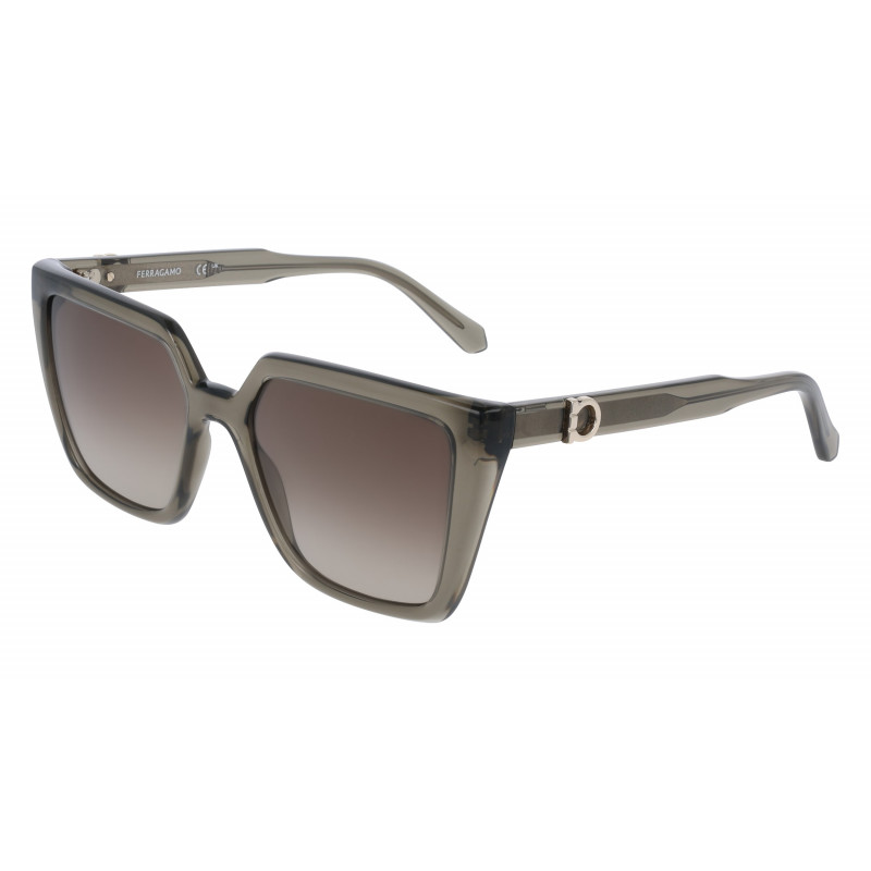 Sunglasses FERRAGAMO SF 2058 SE 320 Transparent Khaki Sunglasses FERRAGAMO SF 2058 SE 320 Transparent Khaki
