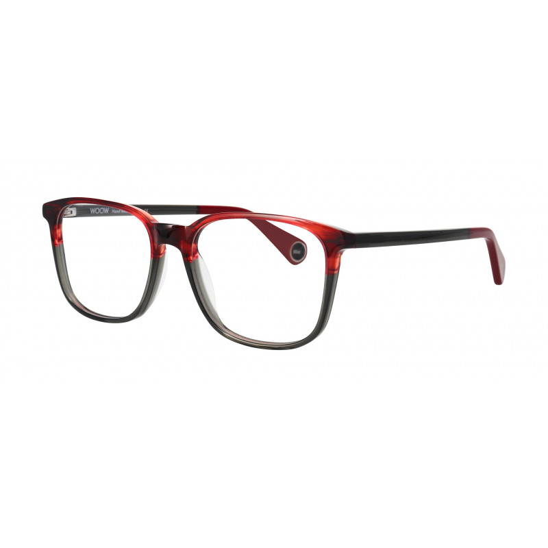 Eyeglasses WOOW DREAM BIG 2 6151 Two-tones Grey - Red Horn Eyeglasses WOOW DREAM BIG 2 6151 Two-tones Grey - Red Horn