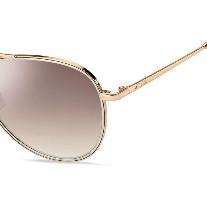 Sunglasses Fossil FOS 2096 /G/S Asian fit 00NQ Nq Brown Sm Silver Sunglasses Fossil FOS 2096 /G/S Asian fit 00NQ Nq Brown Sm Silver