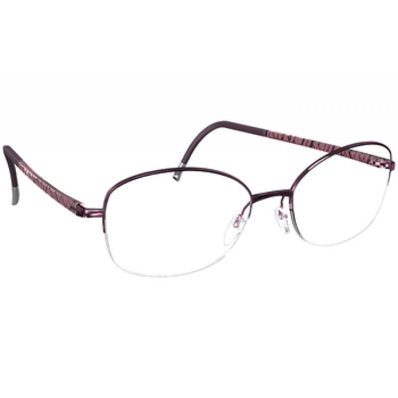 Eyeglasses Silhouette Illusion Nylor 4561 4040 Silky Plum Eyeglasses Silhouette Illusion Nylor 4561 4040 Silky Plum