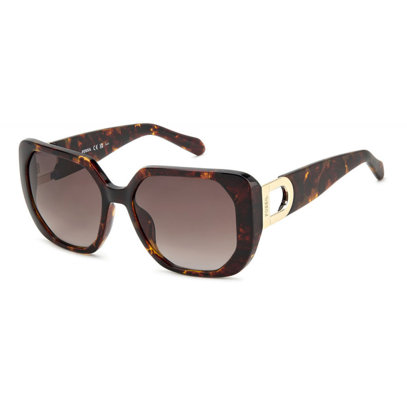 Sunglasses Fossil FOS 2136 /S 86HA Ha Brown Shaded 55mm