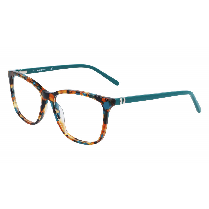 Eyeglasses MARCHON M- 5015 340 Tortoise With Teal Eyeglasses MARCHON M- 5015 340 Tortoise With Teal
