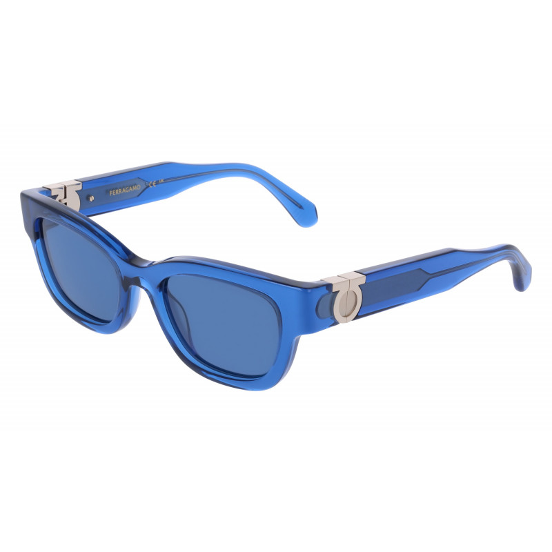 Sunglasses FERRAGAMO SF 2067 S 432 Transparent Blue Sunglasses FERRAGAMO SF 2067 S 432 Transparent Blue