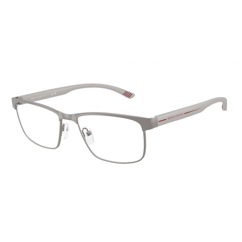 Eyeglasses Armani Exchange AX 1070 6003 Matte Gunmetal Demo Lens 58mm