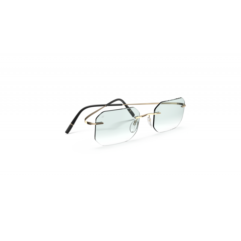 Eyeglasses Silhouette Titan Minimal Art Stellar Demo Rimless 5599 7935 Astral Gold - Special Glazing 47mm
