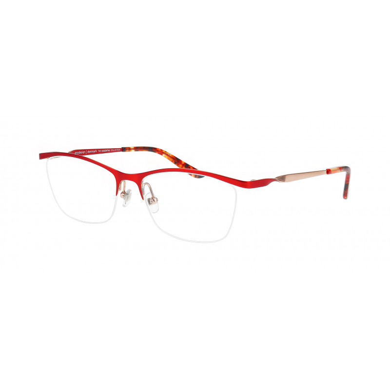 Eyeglasses Pro-design Denmark TWIST 2 4021 Red Medium Matt / Nosepad Eyeglasses Pro-design Denmark TWIST 2 4021 Red Medium Matt / Nosepad