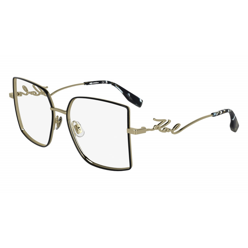 Eyeglasses KARL LAGERFELD KL 359 714 Gold Shiny Eyeglasses KARL LAGERFELD KL 359 714 Gold Shiny