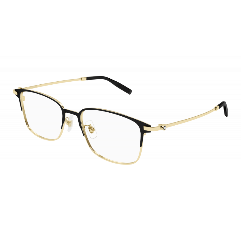 Eyeglasses Montblanc MB 0314 OA- 002 Black / Transparent Gold 54mm