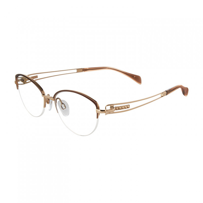Eyeglasses Line Art 2172 Brown BR Eyeglasses Line Art 2172 Brown BR