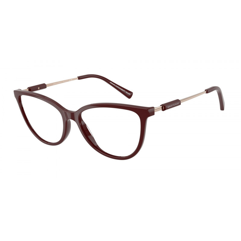 Eyeglasses Armani Exchange AX 3128 F 8383 Shiny Bordeaux / Demo Lens