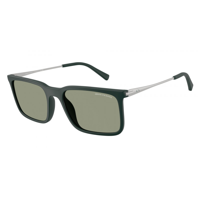 Sunglasses Armani Exchange AX 4175 SU 8417/2 Matte Green / Policarbonate Standard 56mm