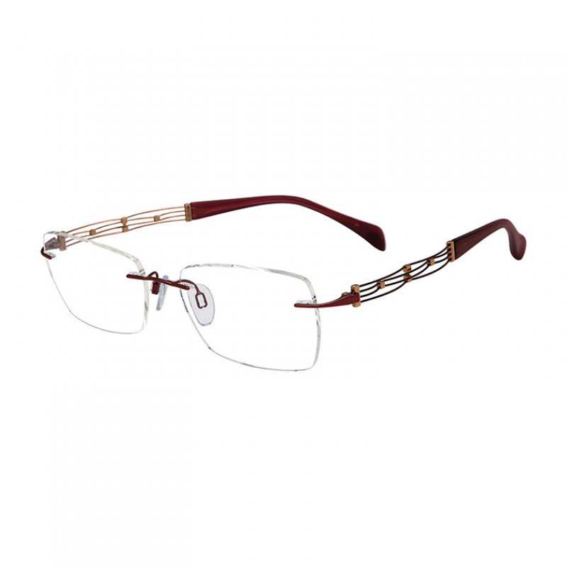 Eyeglasses Line Art 2187 Wine WI Eyeglasses Line Art 2187 Wine WI