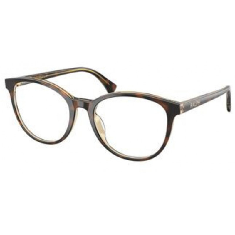 Eyeglasses Ralph RA 7188 U 6294 Dark Havana On Transparent / Demo 52mm