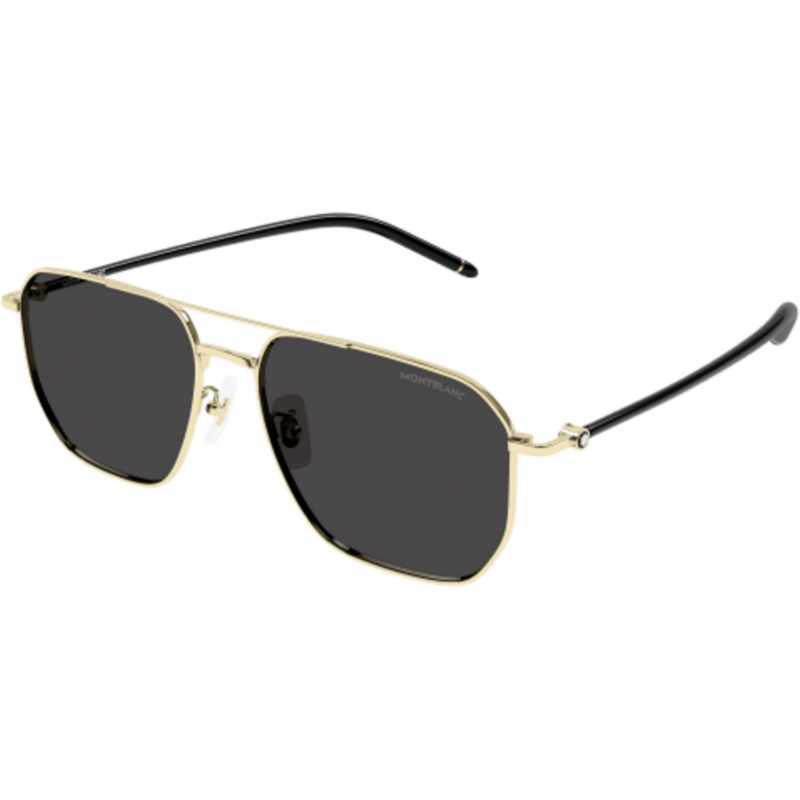 Sunglasses Montblanc MB 0367 SA- 001 Gold / Grey Black 60mm