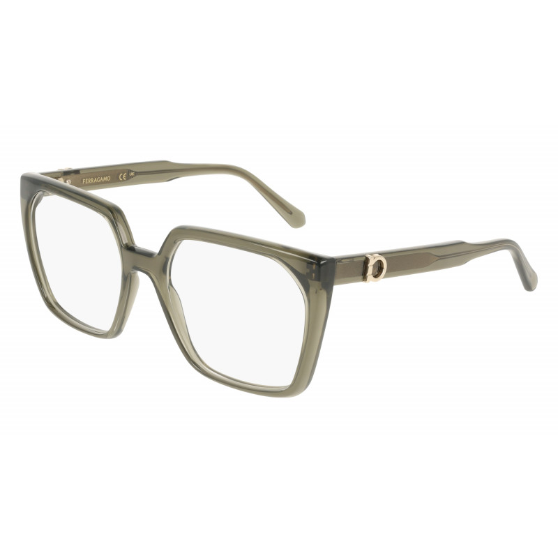 Eyeglasses FERRAGAMO SF 3042 E 320 Transparent Khaki