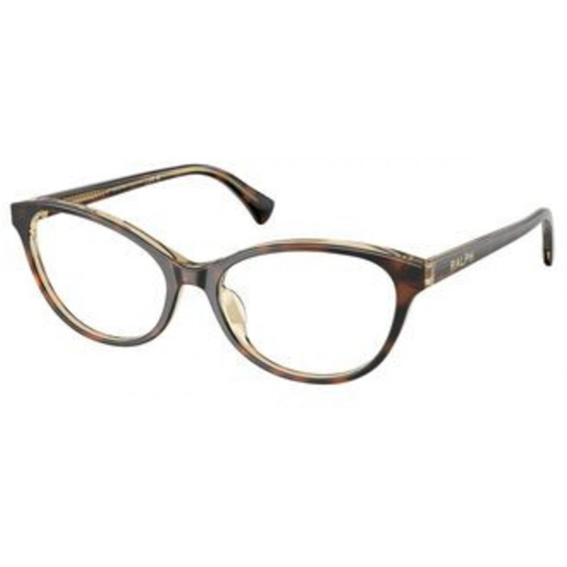 Eyeglasses Ralph RA 7186 U 6294 Dark Tortoise On Transparent / Demo 53mm