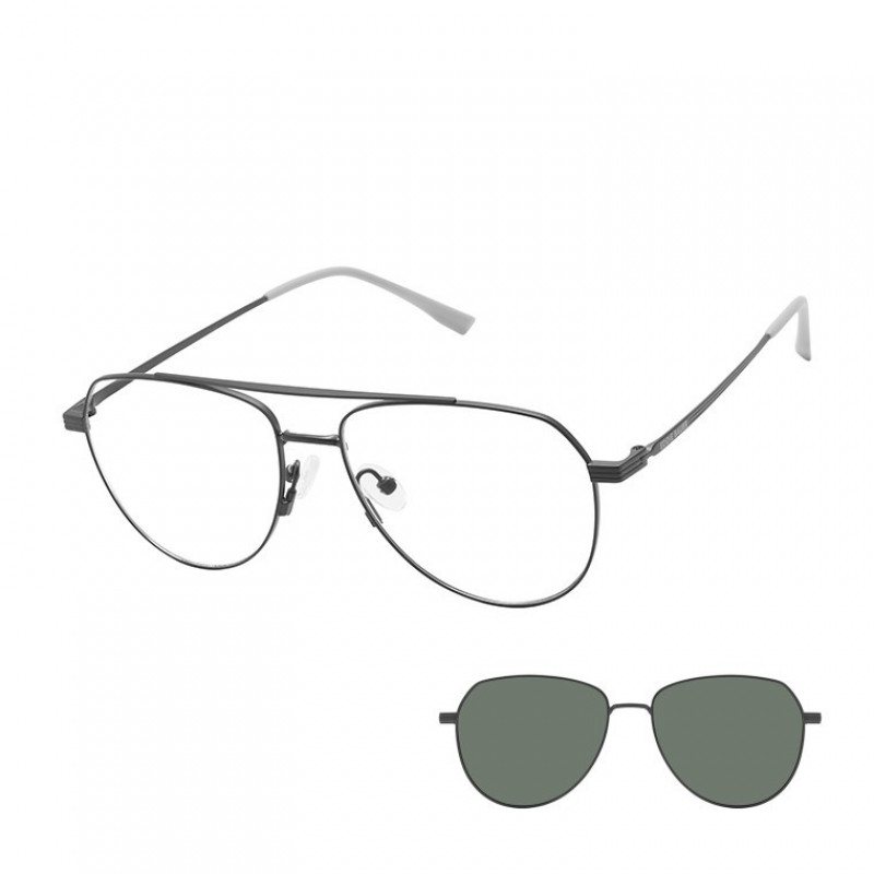 Eyeglasses Eddie Bauer 32096 Gray GR 56mm