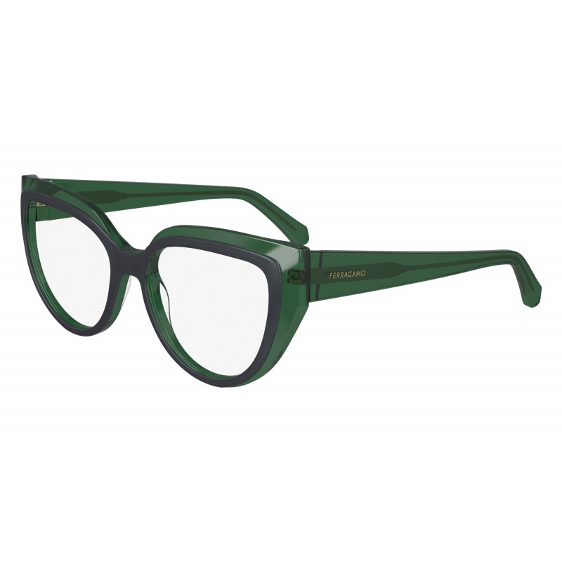 Eyeglasses FERRAGAMO SF 2984 318 Transparent Green/Violet Eyeglasses FERRAGAMO SF 2984 318 Transparent Green/Violet